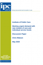 Meeting Urgent Demand With New Models Of Care And ISFs
